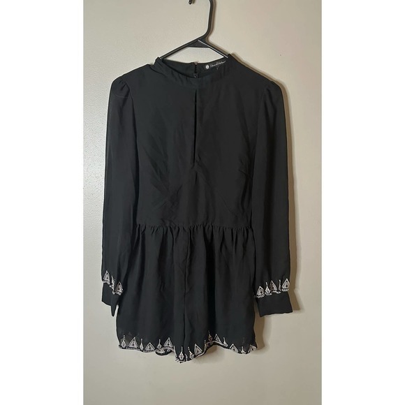 House Of Harlow 1960 Hendrix Romper Women’s Size S Black - Picture 3 of 6